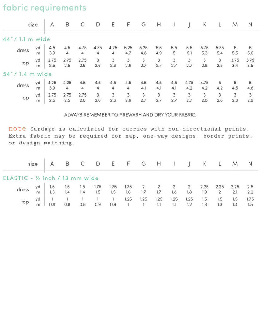 Sapphire Dress & Top Sewing Pattern, Made by Rae