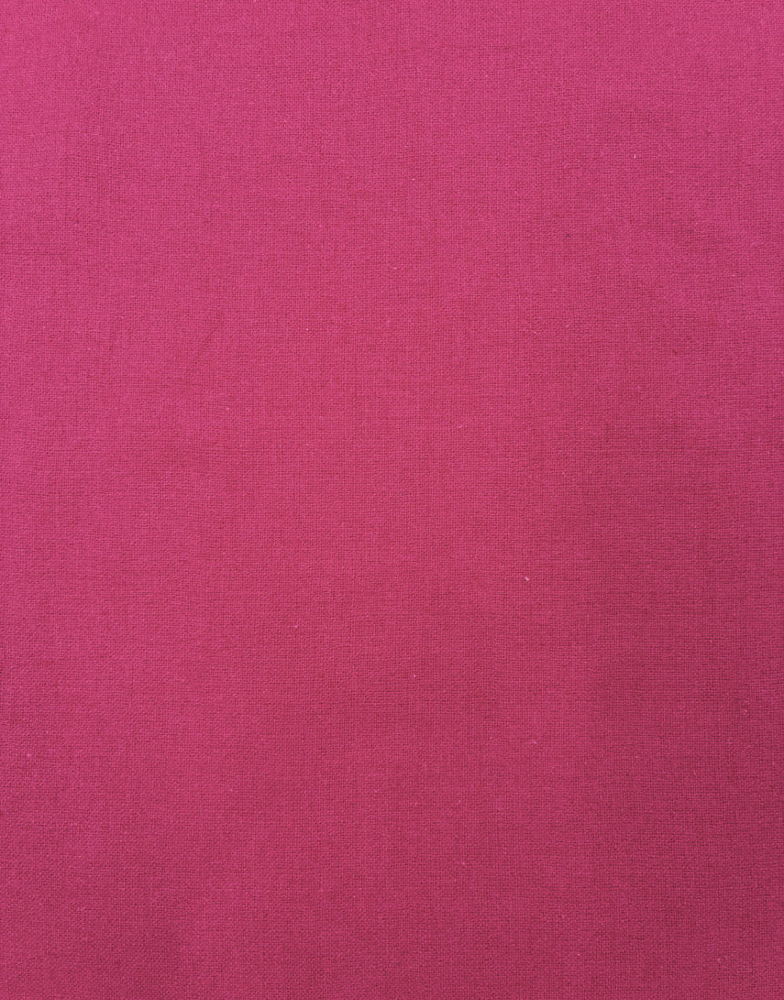Magenta Washed Linen Cotton Fabric