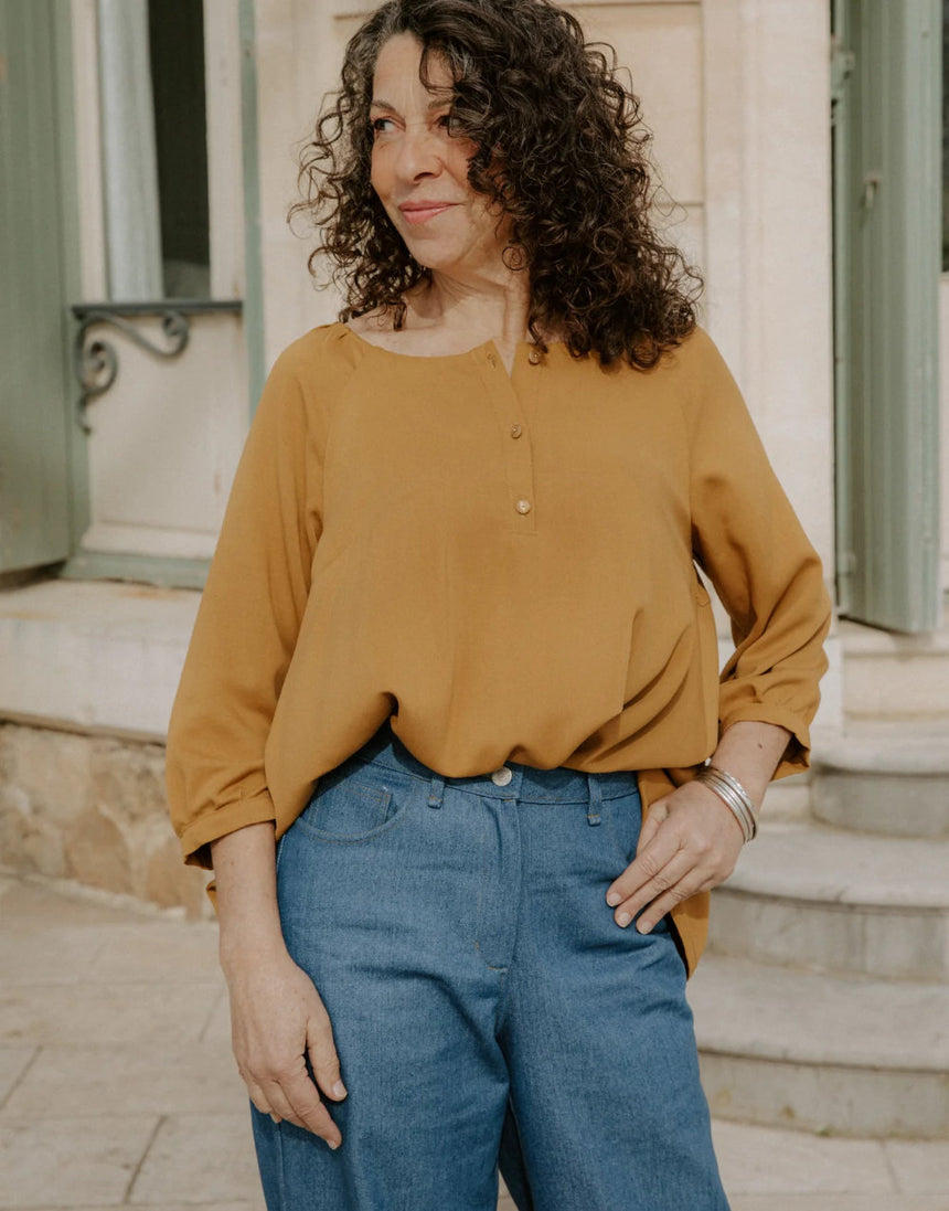 Hespéride Blouse Sewing Pattern, Maison Fauve