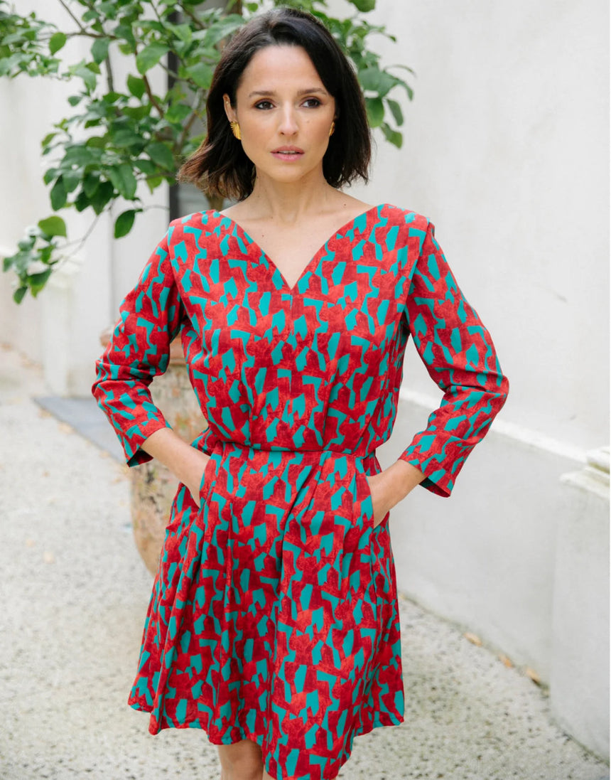 Notte Dress Paper Sewing Pattern, Maison Fauve