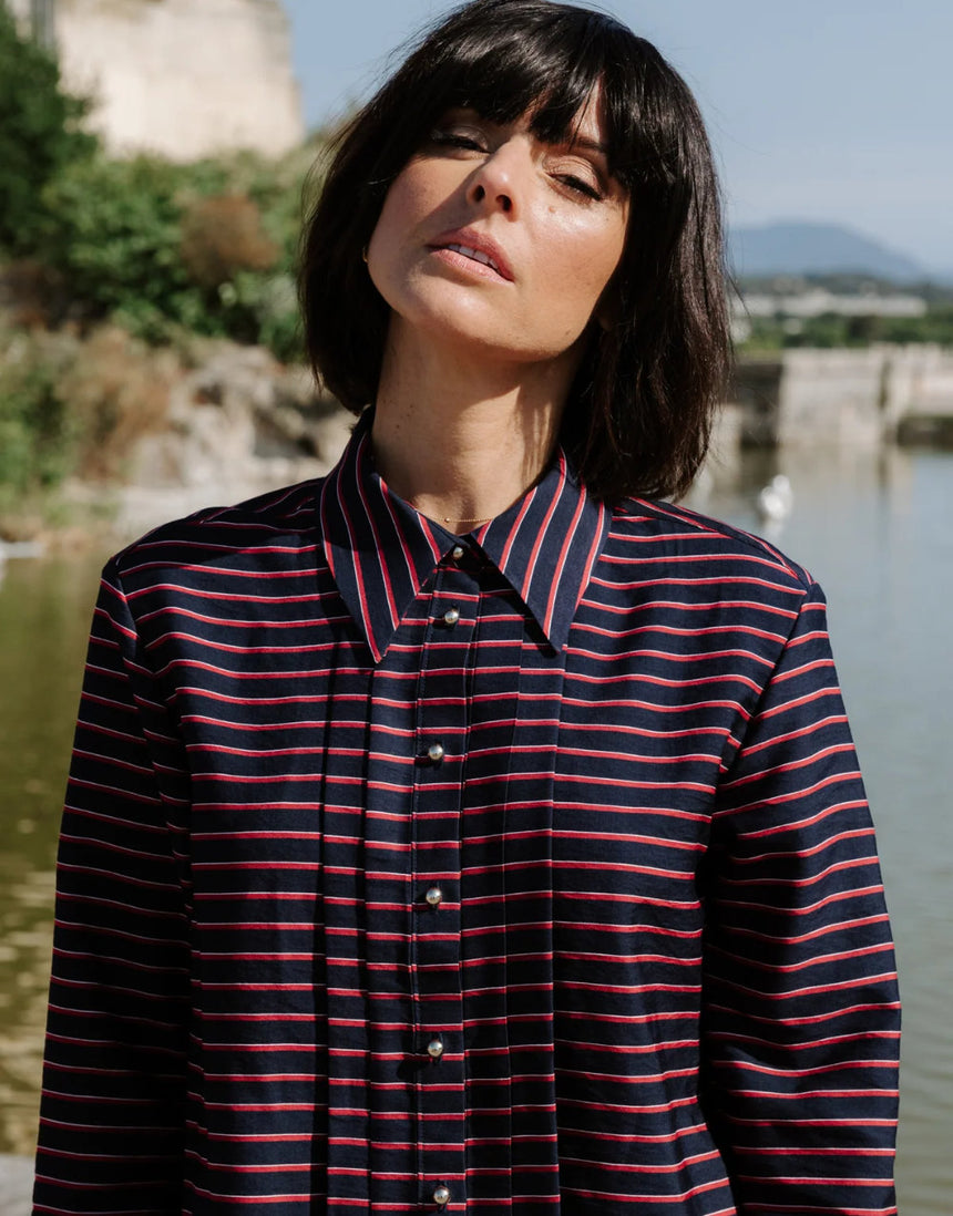 Scala Shirt Paper Sewing Pattern, Maison Fauve