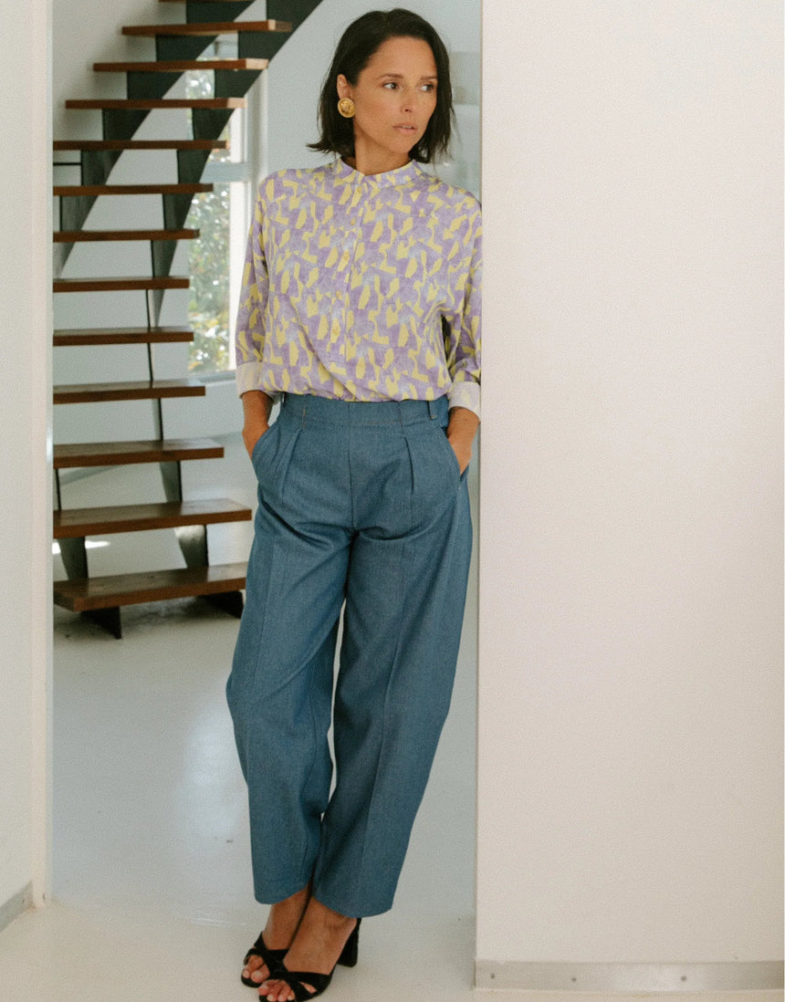 Andrea Trousers Paper Sewing Pattern, Maison Fauve