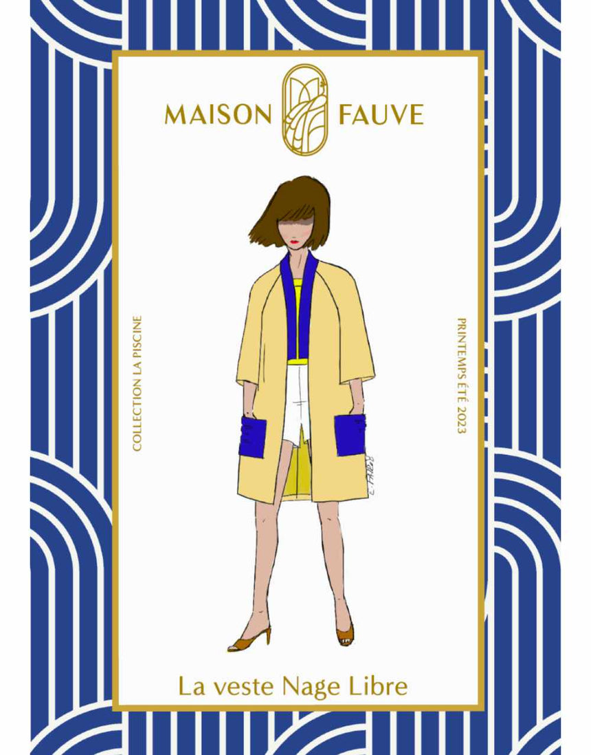 Nage Libre Jacket Sewing Pattern, Maison Fauve