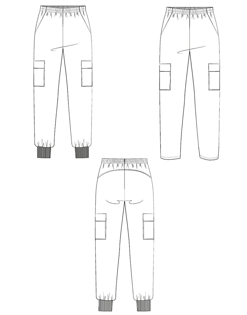Sasha Jogging Bottoms Paper Sewing Pattern, Maison Fauve