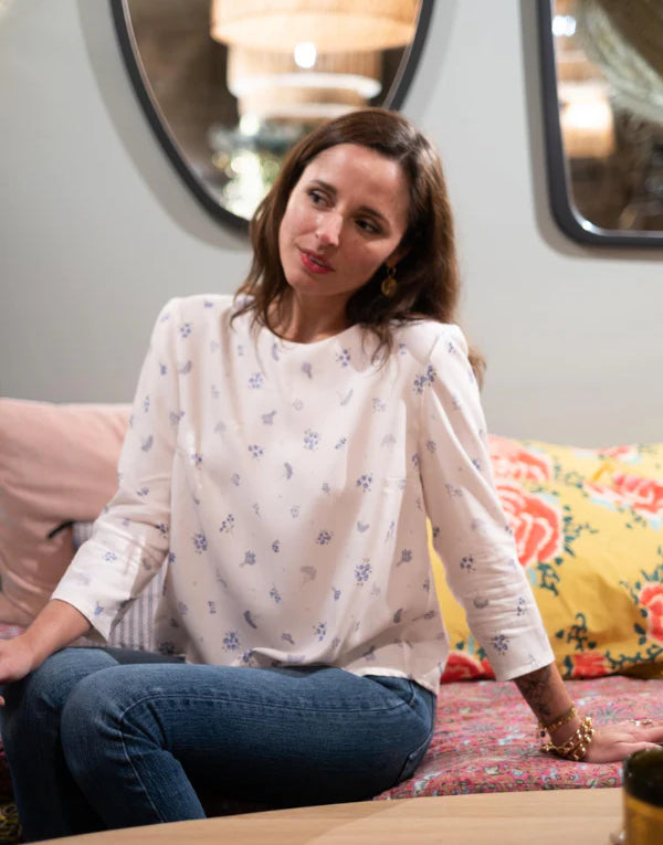 Violette Blouse Sewing Pattern, Maison Fauve