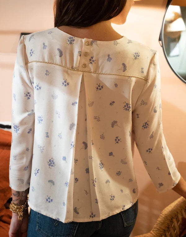 Violette Blouse Sewing Pattern, Maison Fauve