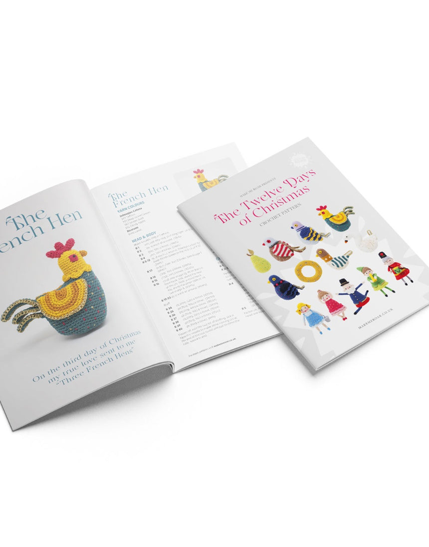 The Twelve Days of Christmas Amigurumi Crochet Decorations Pattern Book, Make Me Roar