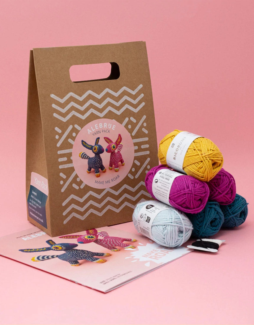 Alebrije Amigurumi Crochet Kit, Make Me Roar