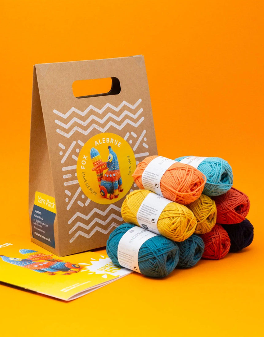 Fox Amigurumi Crochet Kit, Make Me Roar