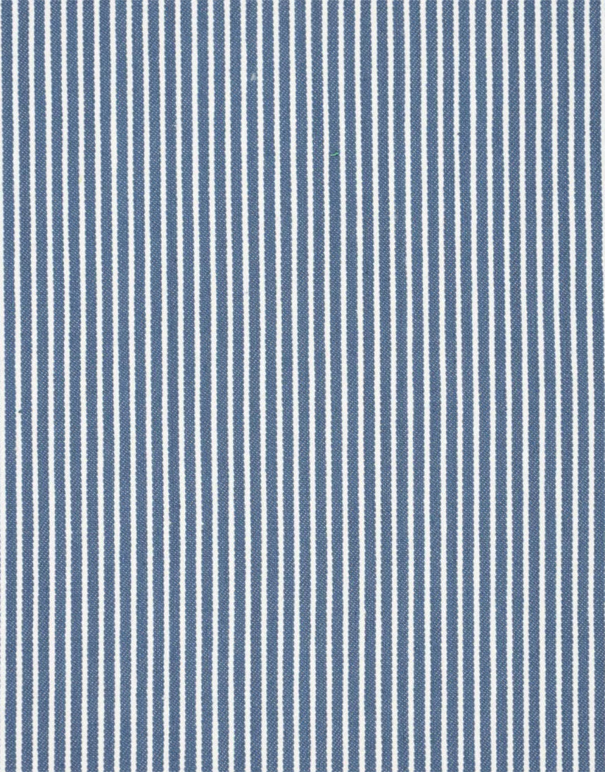 Blue Striped Denim Yarn Dyed Fabric