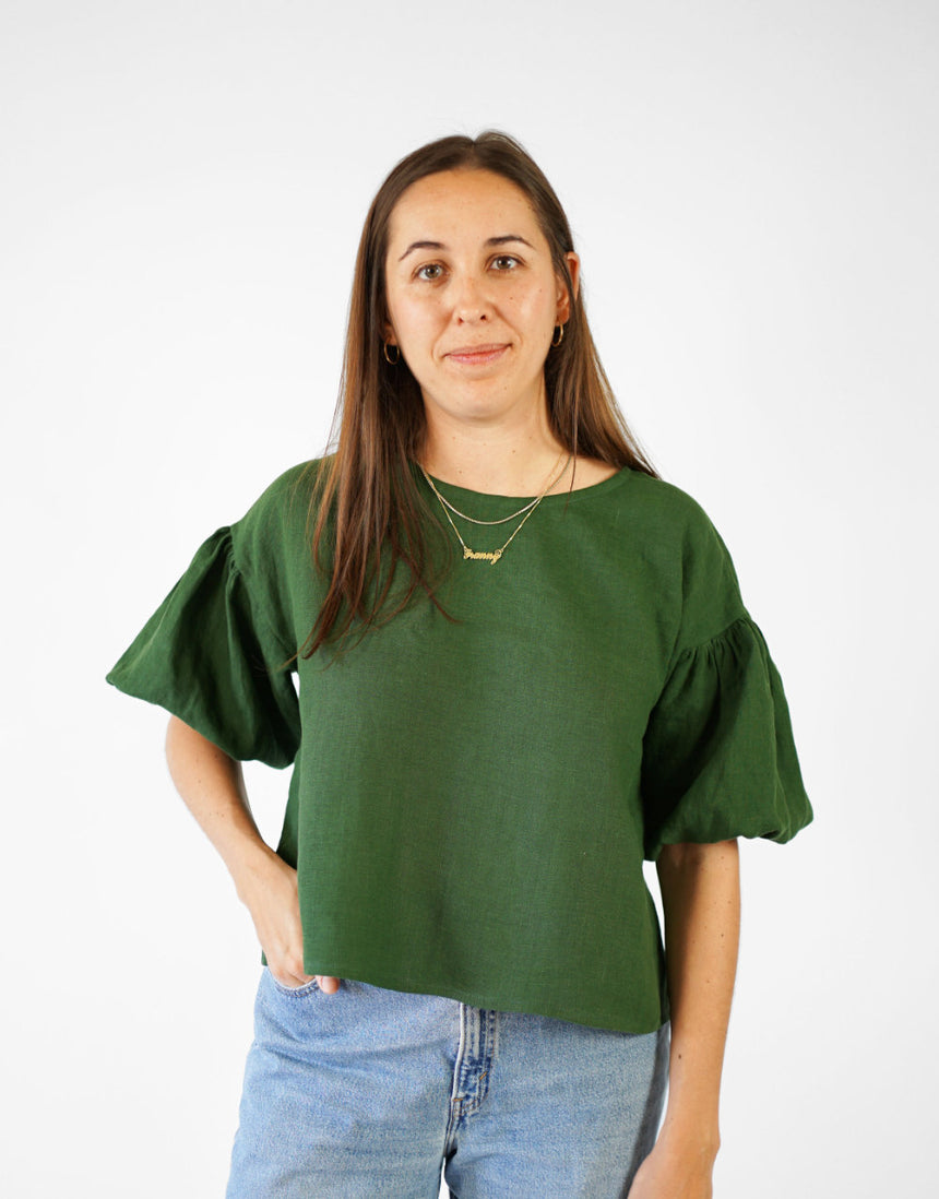 Perfect Puff Sleeve Top PDF Immediate Download Sewing Pattern, Matchy Matchy Sewing Club