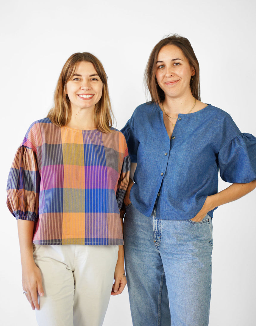 Perfect Puff Sleeve Top PDF Immediate Download Sewing Pattern, Matchy Matchy Sewing Club