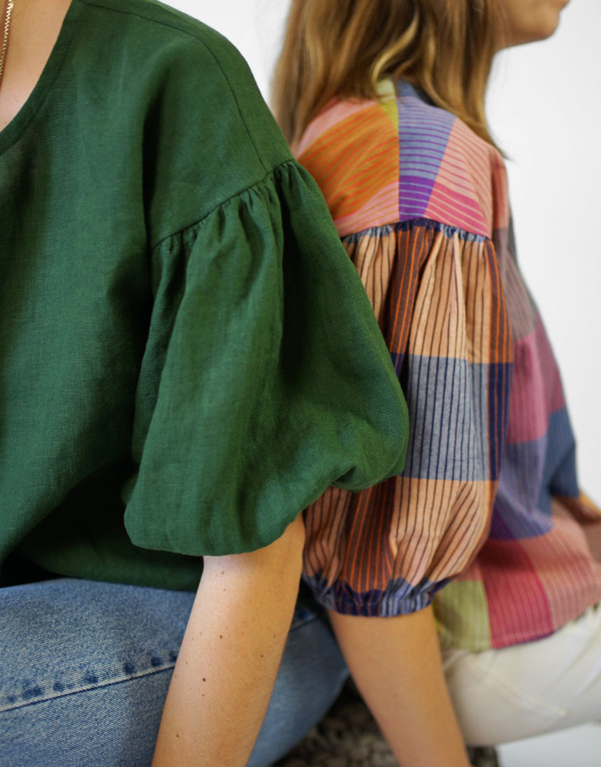 Perfect Puff Sleeve Top PDF Immediate Download Sewing Pattern, Matchy Matchy Sewing Club