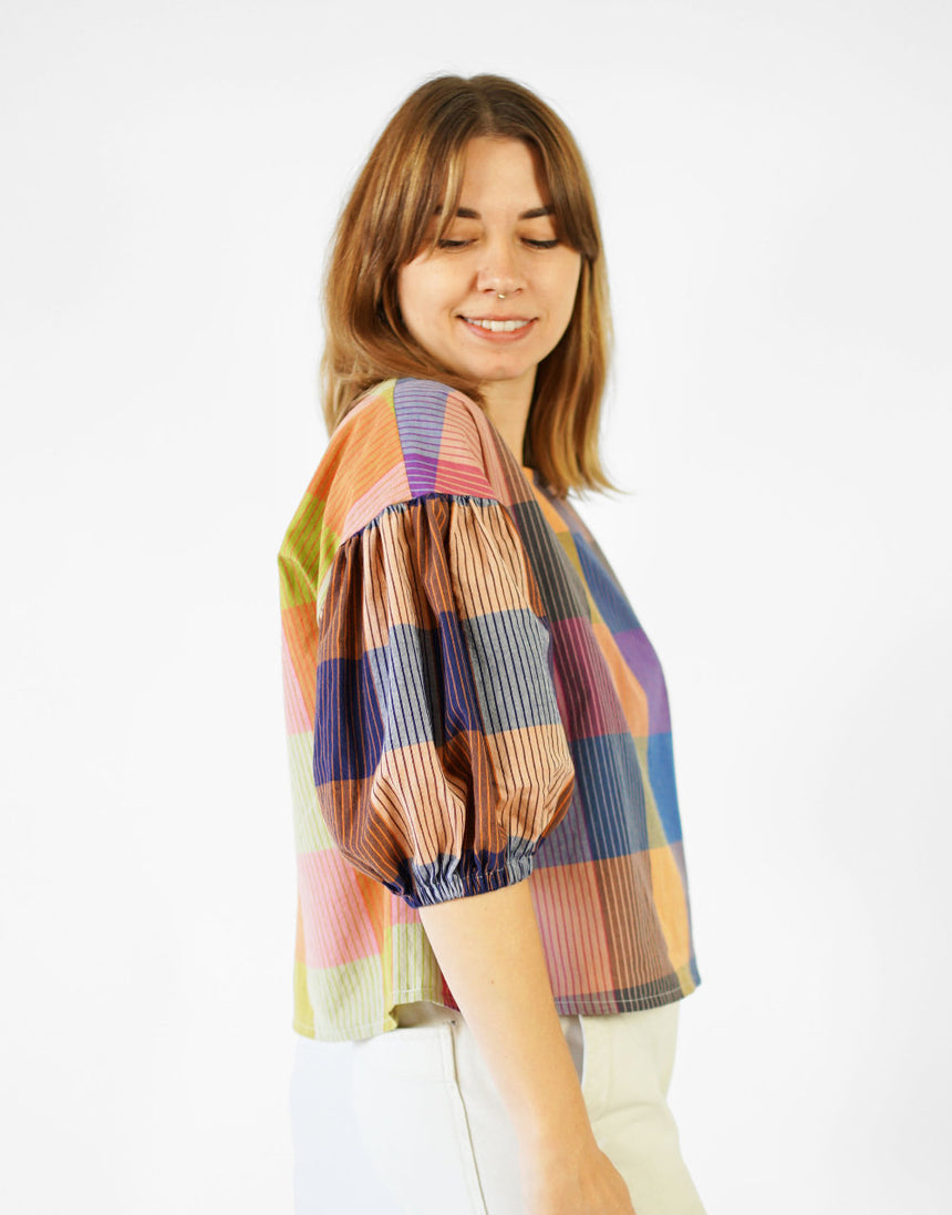Perfect Puff Sleeve Top PDF Immediate Download Sewing Pattern, Matchy Matchy Sewing Club
