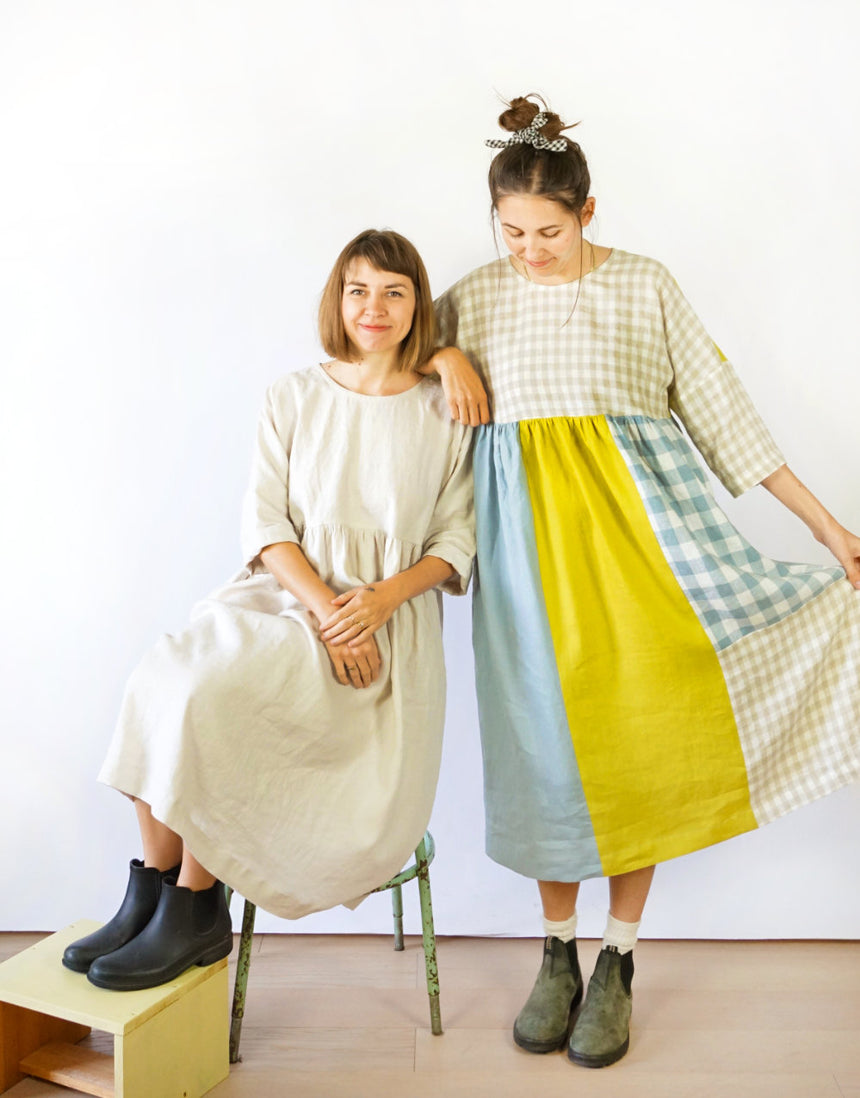 Horizon Day Dress PDF Immediate Download Sewing Pattern, Matchy Matchy Sewing Club