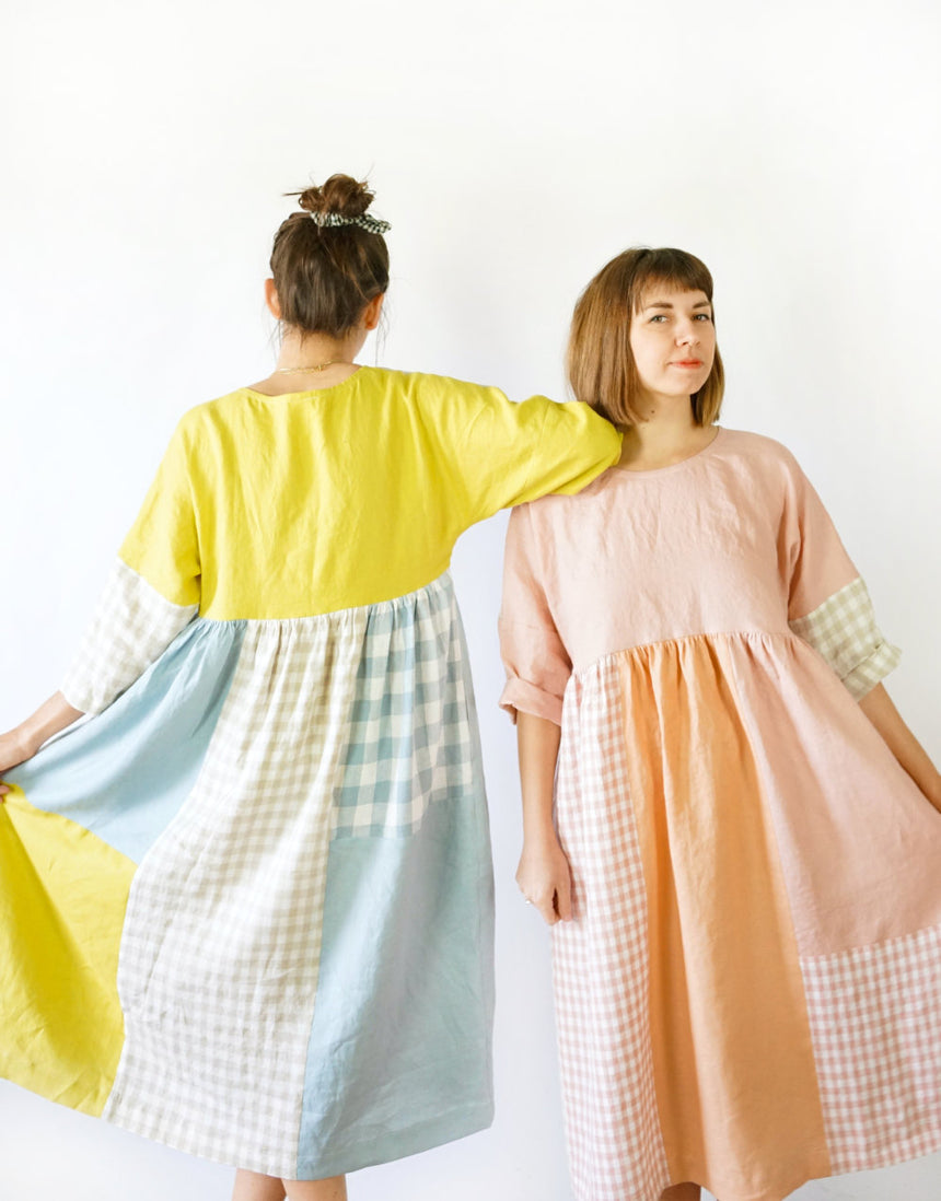 Horizon Day Dress PDF Immediate Download Sewing Pattern, Matchy Matchy Sewing Club