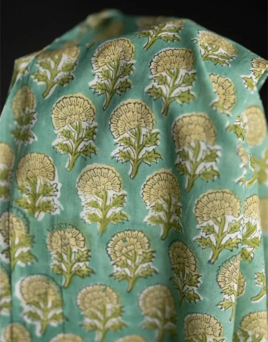 Indian Block Print Shirred Ladies Sundress Kit, Clothkits®