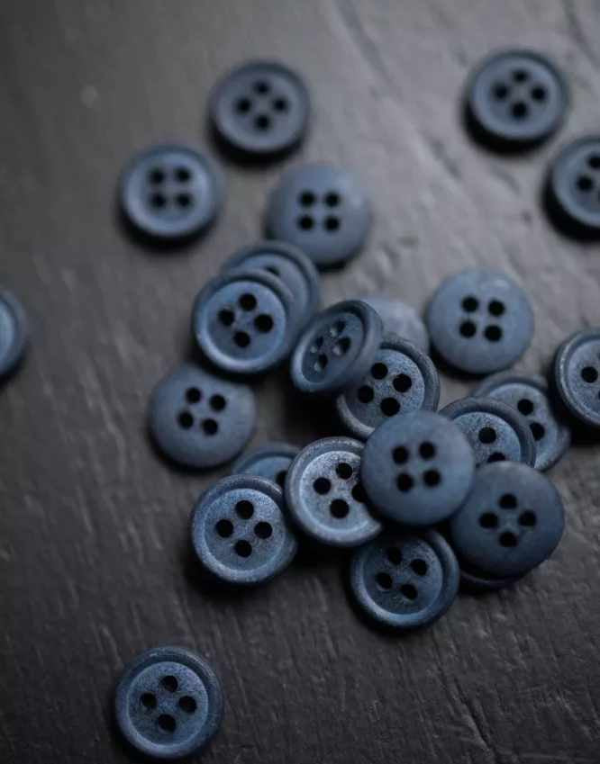 Cotton Button from Merchant & Mills, 11mm Mid Teal