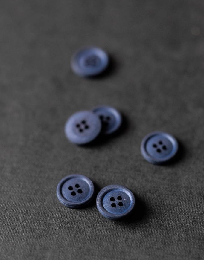 Cotton Button from Merchant & Mills, 11mm Dark Navy