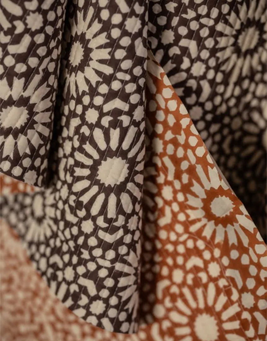 Clothkits® Boxy Jacket Kit - Quilted Bagru Block Print