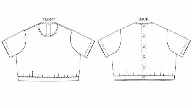 Celeste Blouse Dressmaking Kit, Merchant & Mills x Atelier Brunette