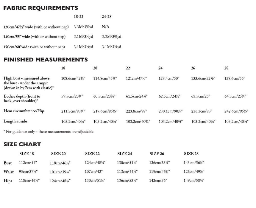The Honey Sundress, Merchant and Mills Sewing Pattern