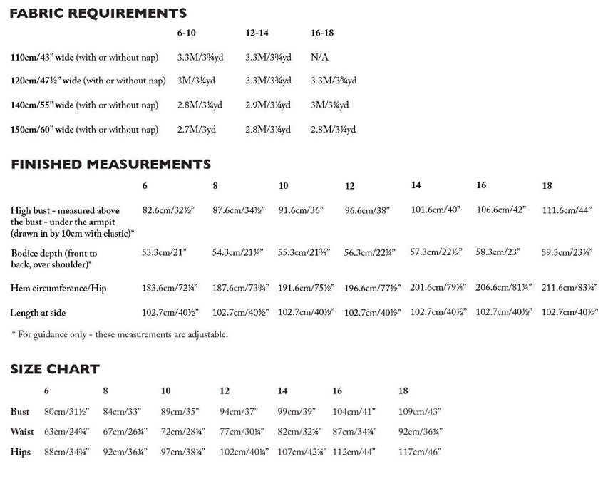 The Honey Sundress, Merchant and Mills Sewing Pattern