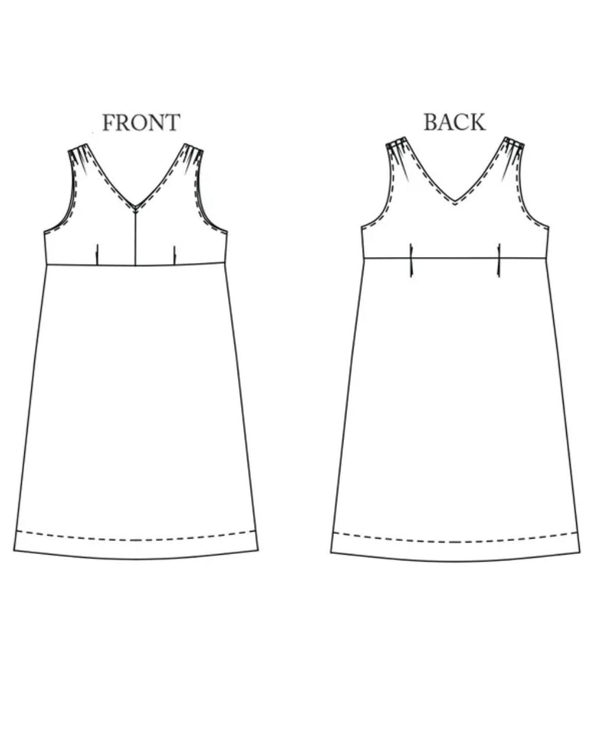 The Lilian Slip Dress Sewing Pattern, Merchant & Mills