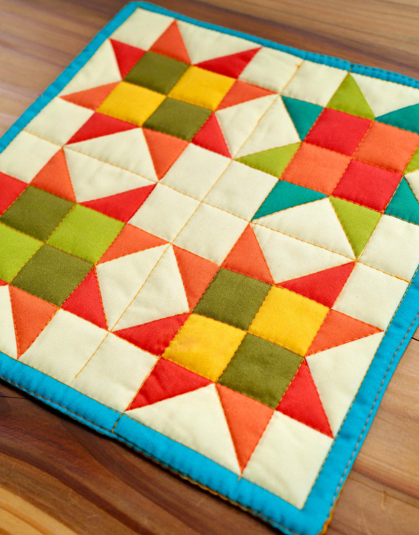 Turquoise Mini Quilt Kit, With Love by Kristy