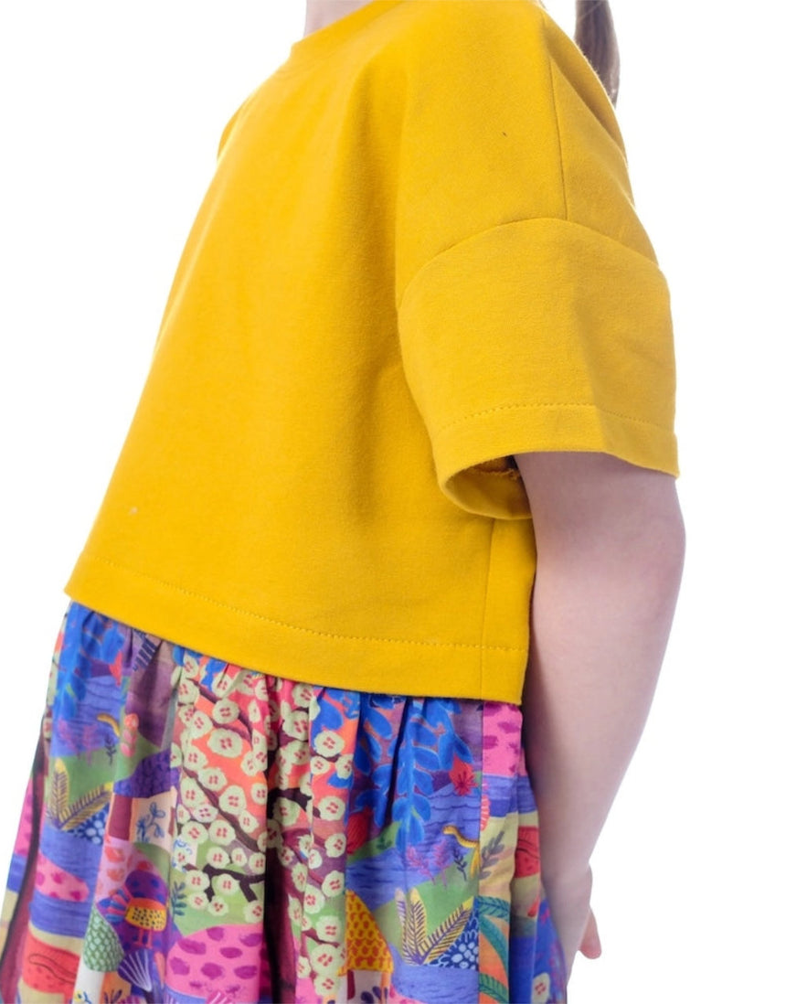 Mizzle Dress Children's Sewing Pattern, Little Rosy Cheeks