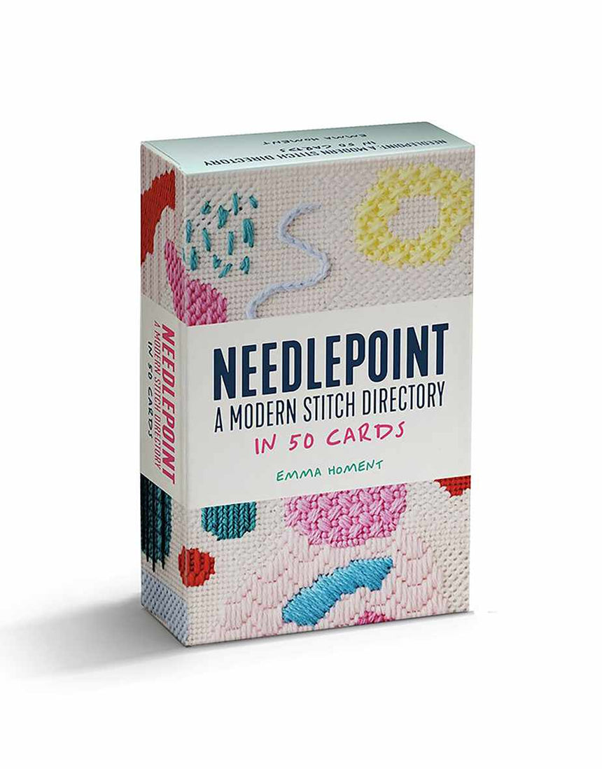 Needlepoint - A Modern Stitch Directory in 50 Cards by Emma Homent