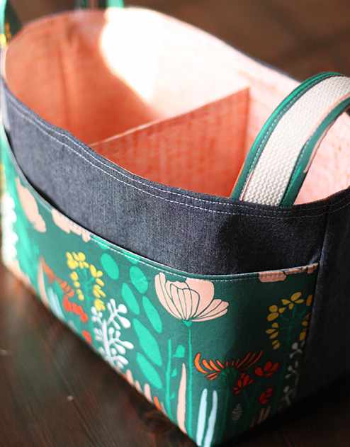 Divided Basket Sewing Pattern, Noodlehead – Clothkits