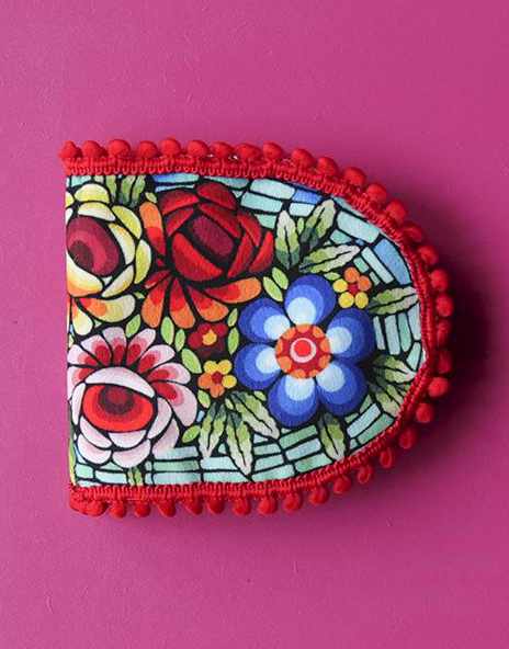 Mosaique Velvet Needle Holder Sewing Kit, Odile Bailloeul