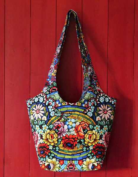 Venezia Velvet Trapeze Bag Sewing Kit, Odile Bailloeul