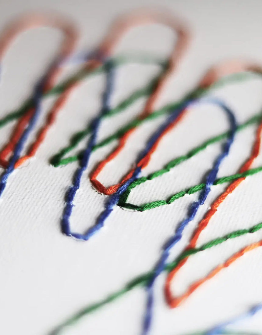 Our Hands Stitch Canvas Wall Art, Pikkii