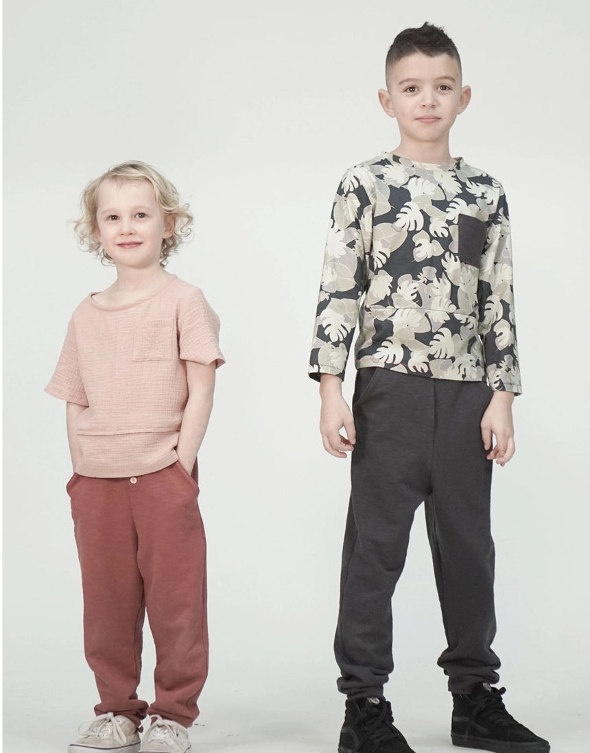 Addison Slouch Pant Children's Sewing Pattern (0 - 11y), Pattern Paper Scissors