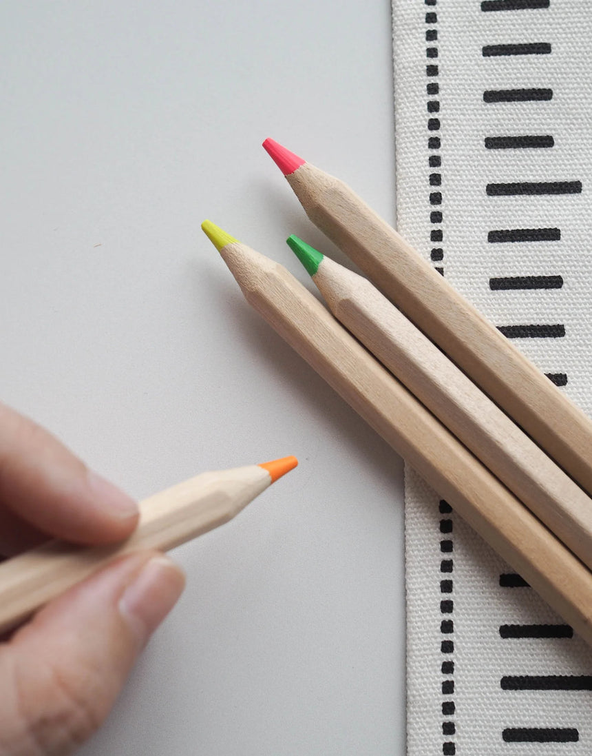 Eco Highlighter Pencil Set of 4, Patterntrace