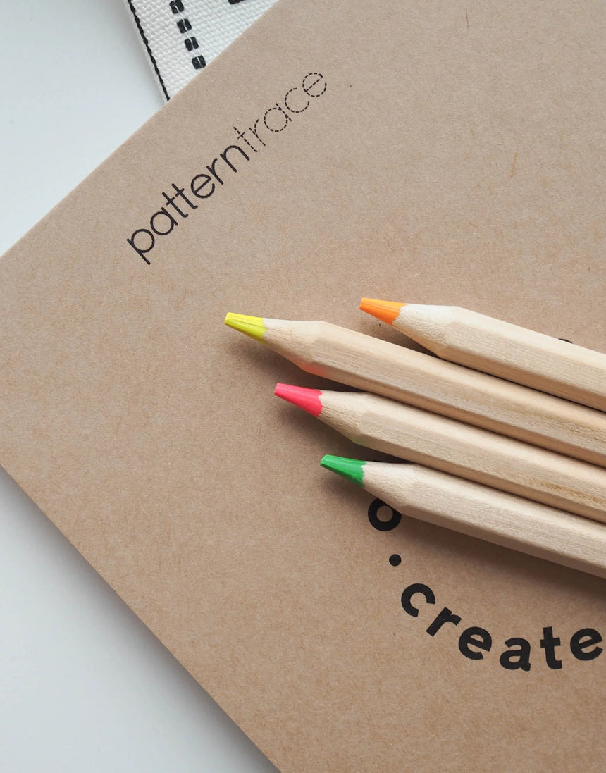 Eco Highlighter Pencil Set of 4, Patterntrace