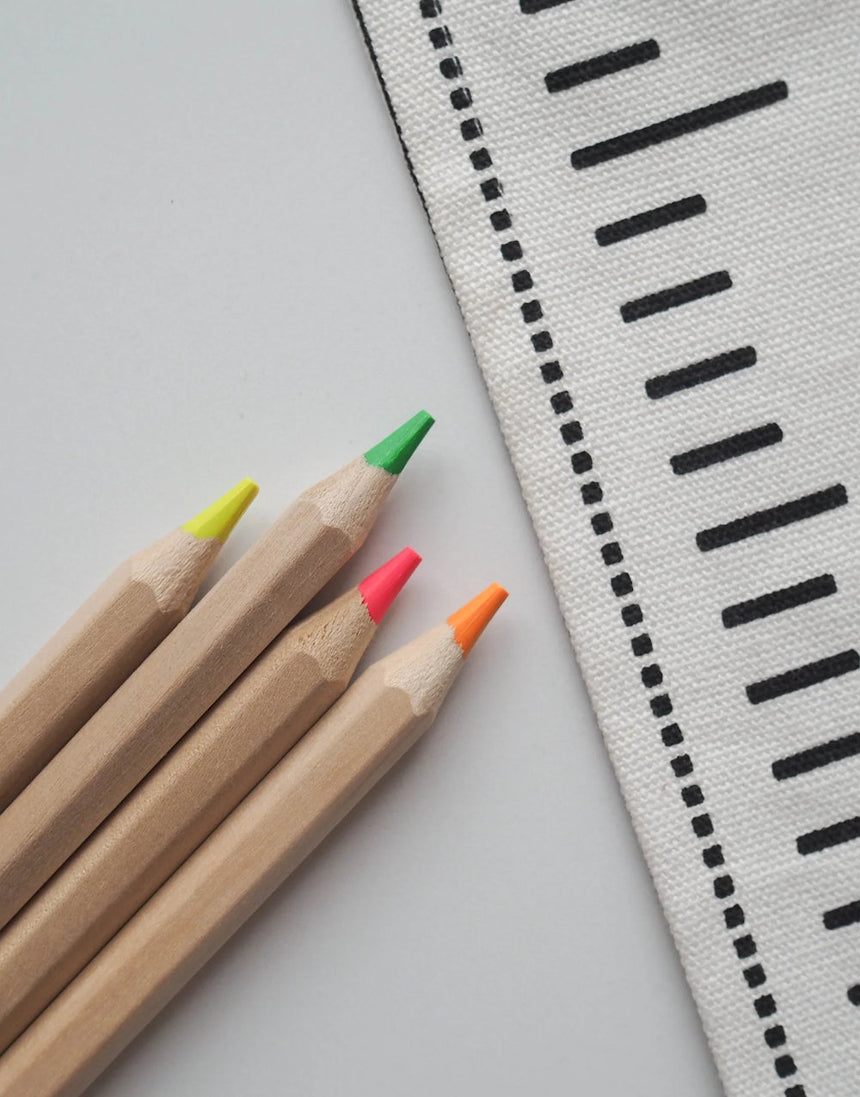 Eco Highlighter Pencil Set of 4, Patterntrace