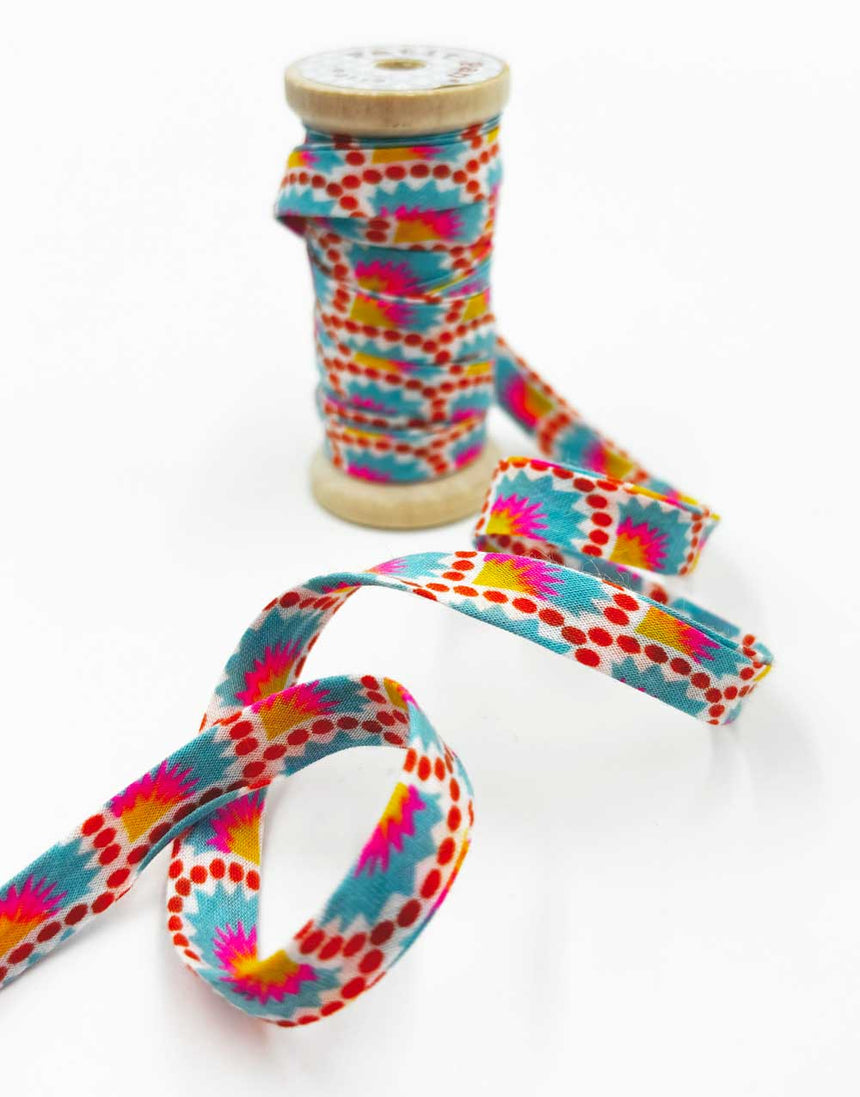 Wasabi Bias Binding on Wooden Reel, 2.5m, Petit Pan