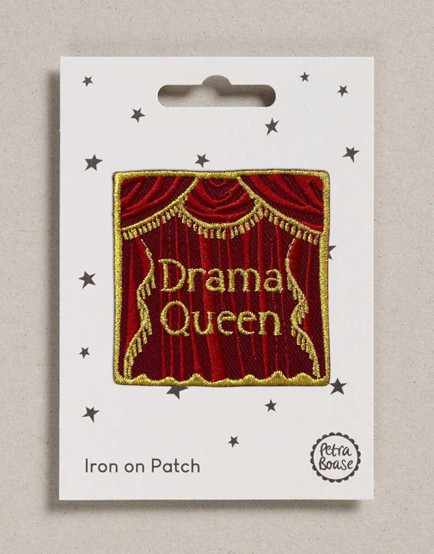 Drama Queen Iron on Patch, Petra Boase