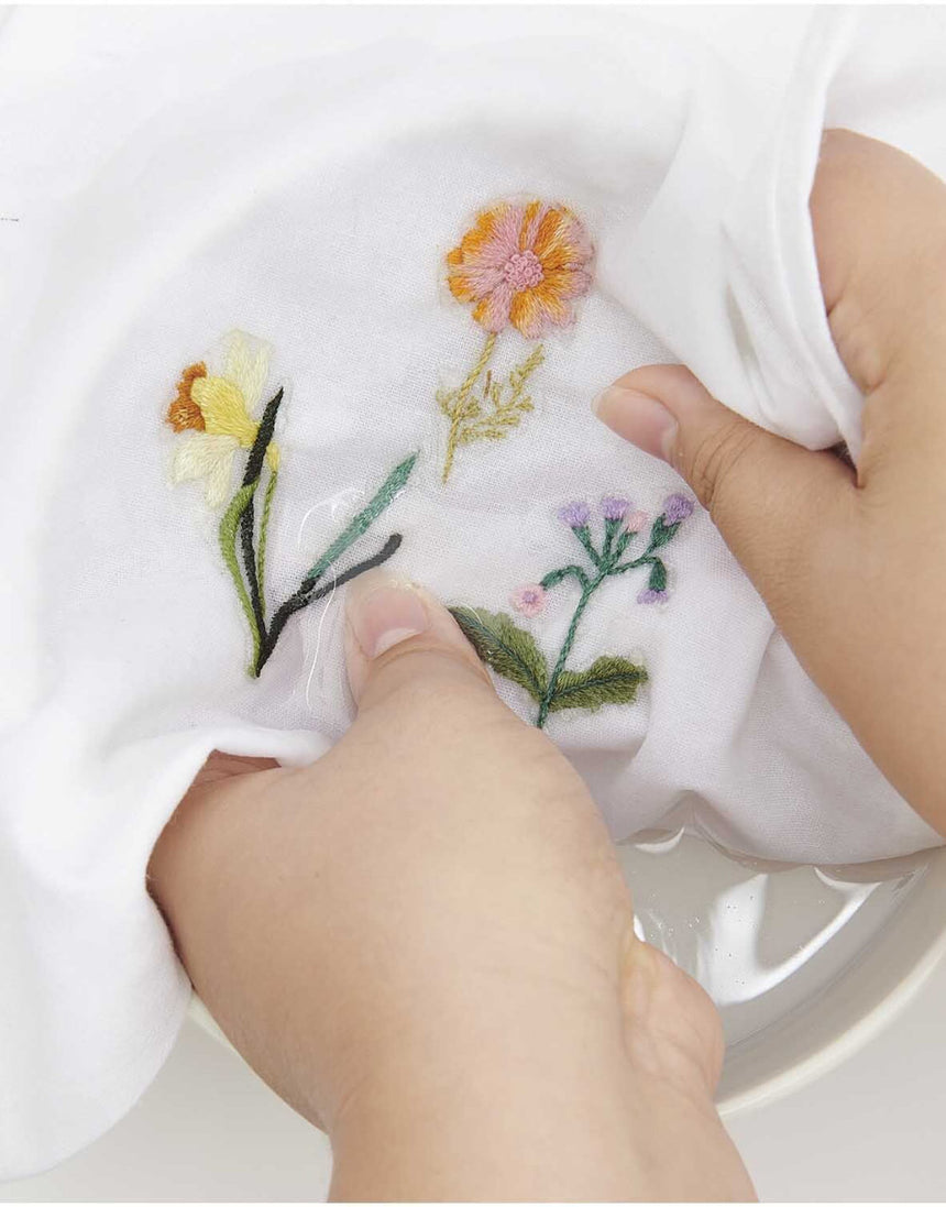 Spring Flowers Stick and Stitch Embroidery Kit, Rico Design