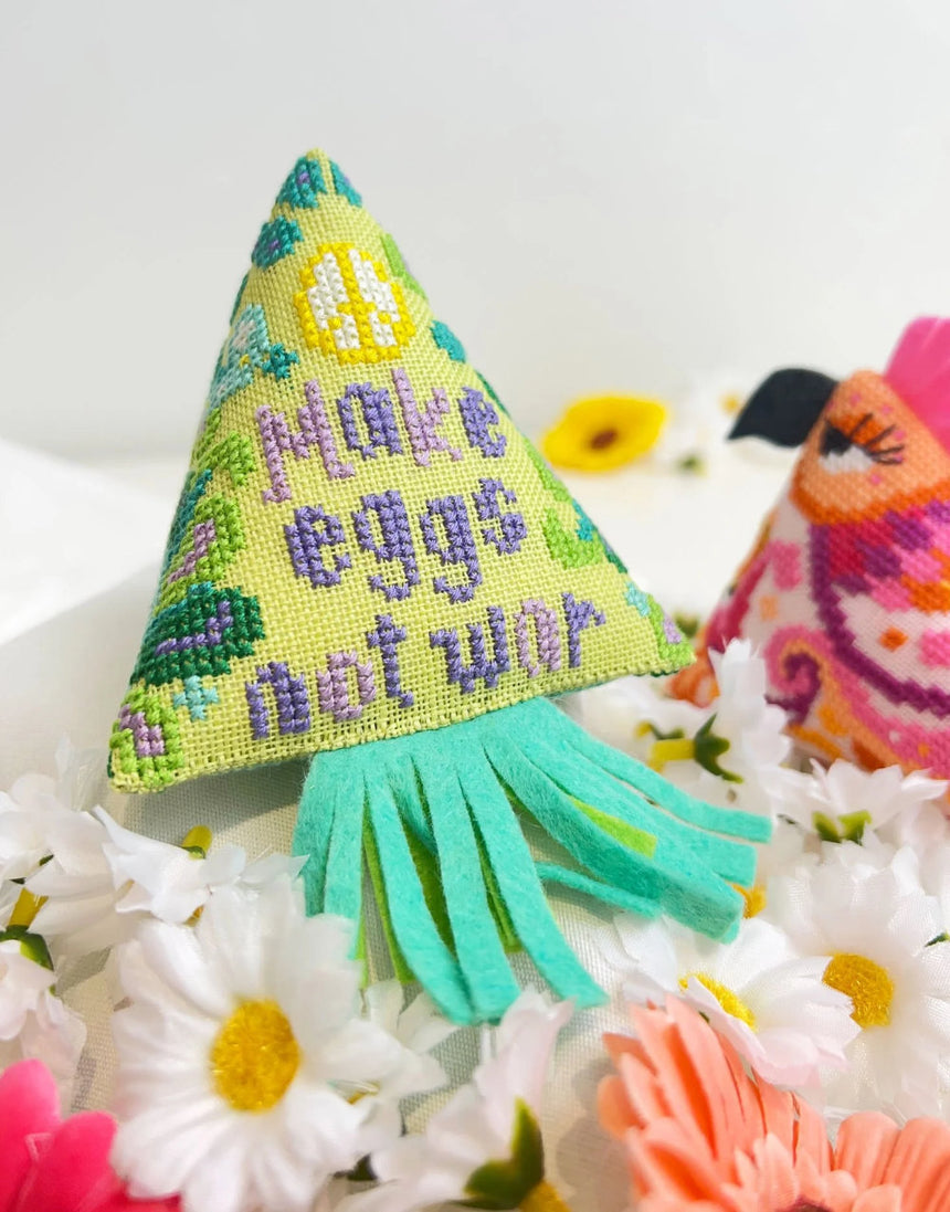 Groovy Chicks Cross Stitch Sampler Pattern, Satsuma Street