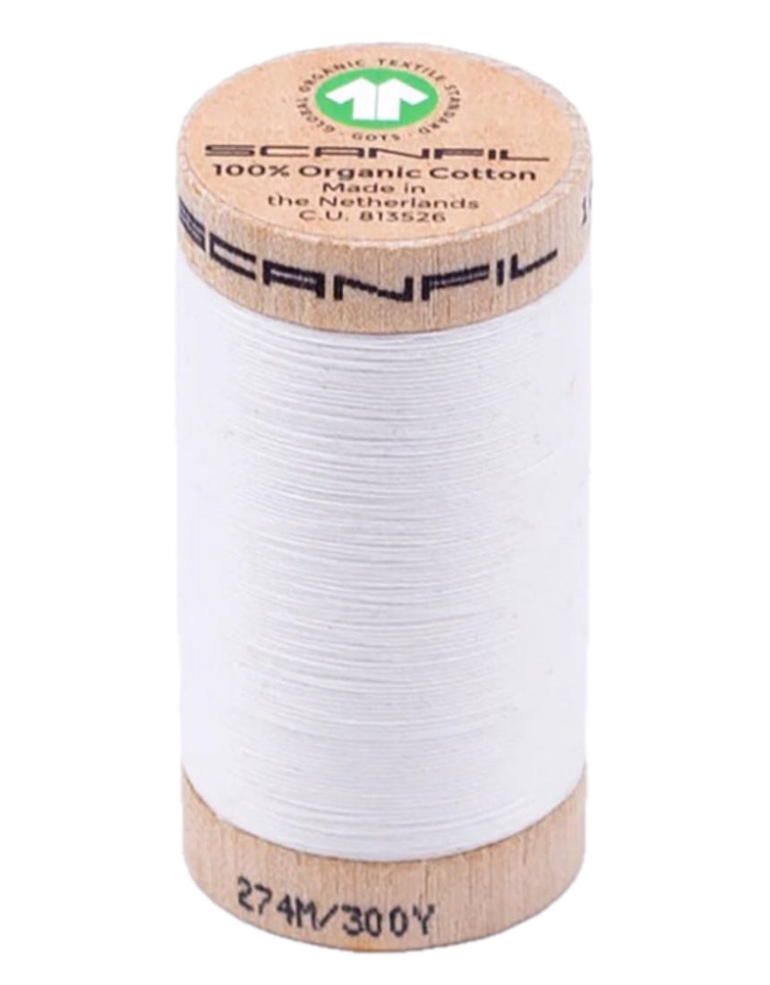 scanfil organic thread in white