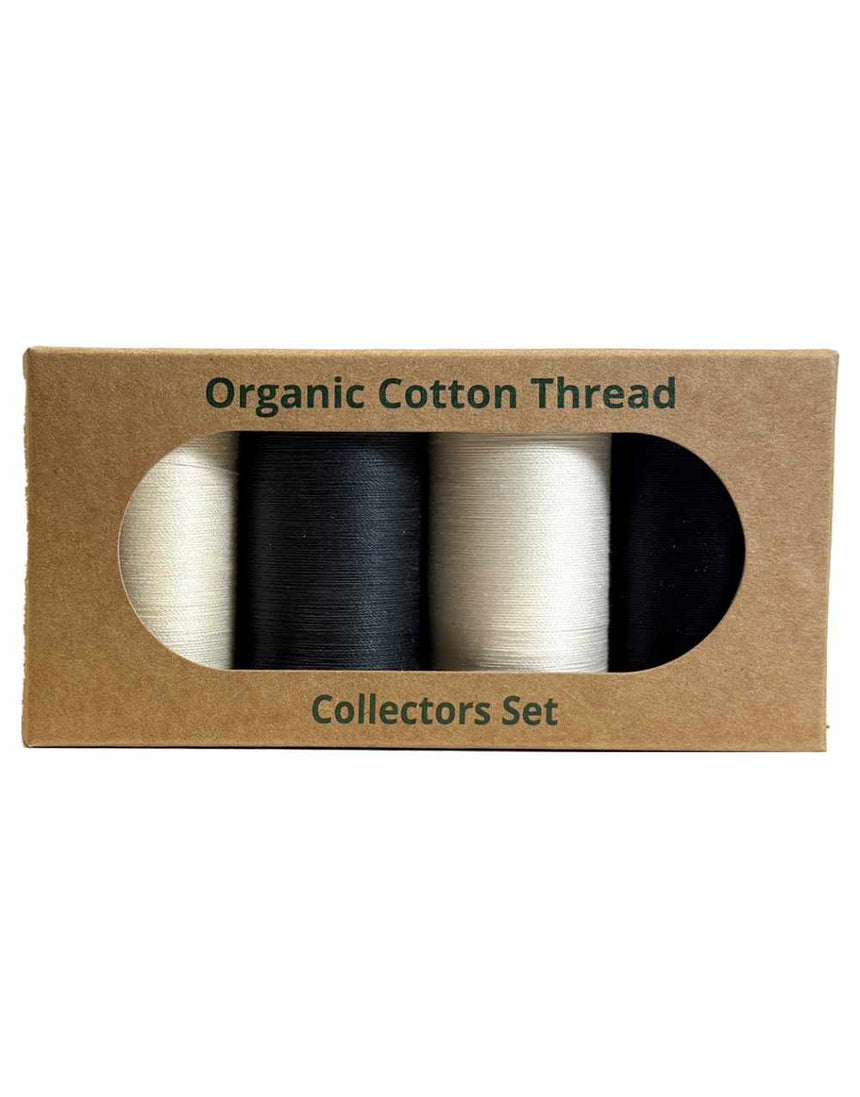 Monochrome Organic Cotton 30/2 Weight Thread Selection, Scanfil