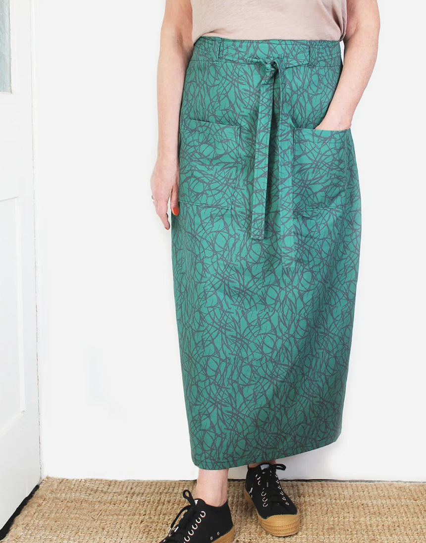 Dotty Long Skirt Sewing Pattern, Sewgirl