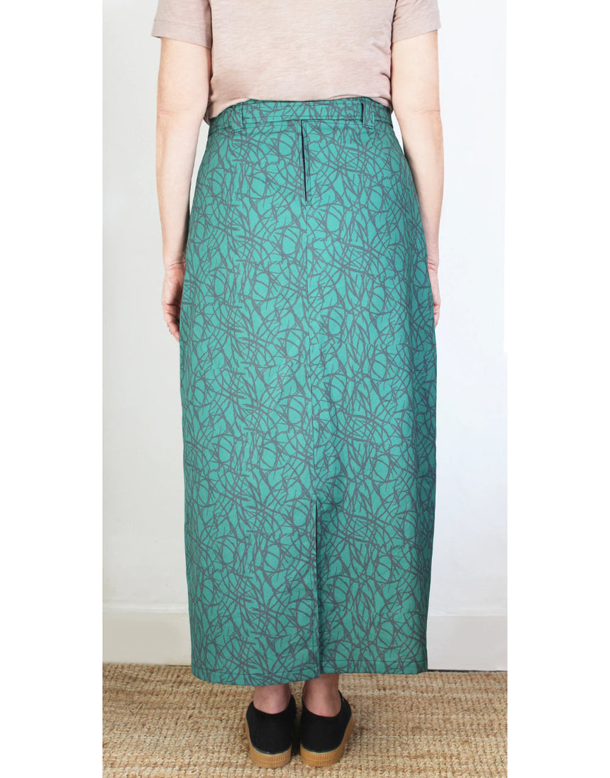 Dotty Long Skirt Sewing Pattern, Sewgirl