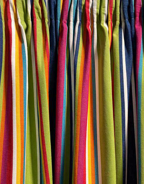 Climbing, Yarn Dyed Cotton Canvas Striped Fabric