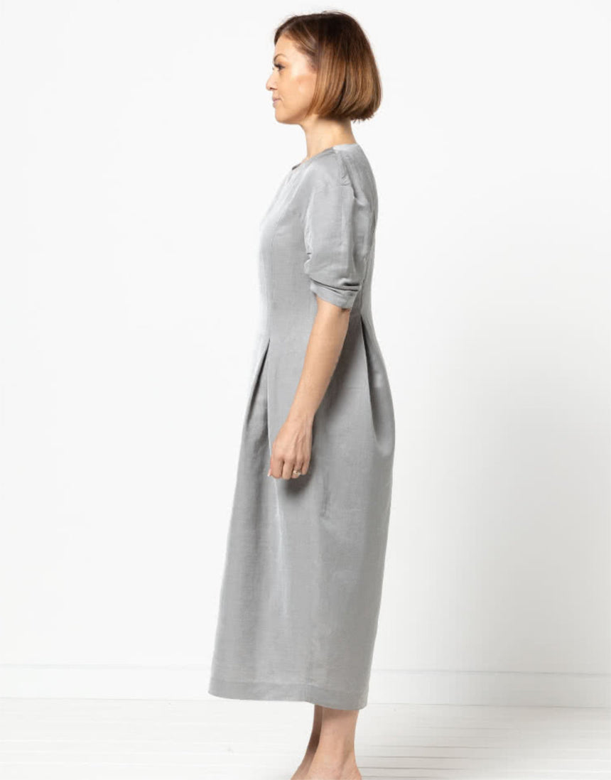 Gertrude Designer Dress Sewing Pattern, Style Arc