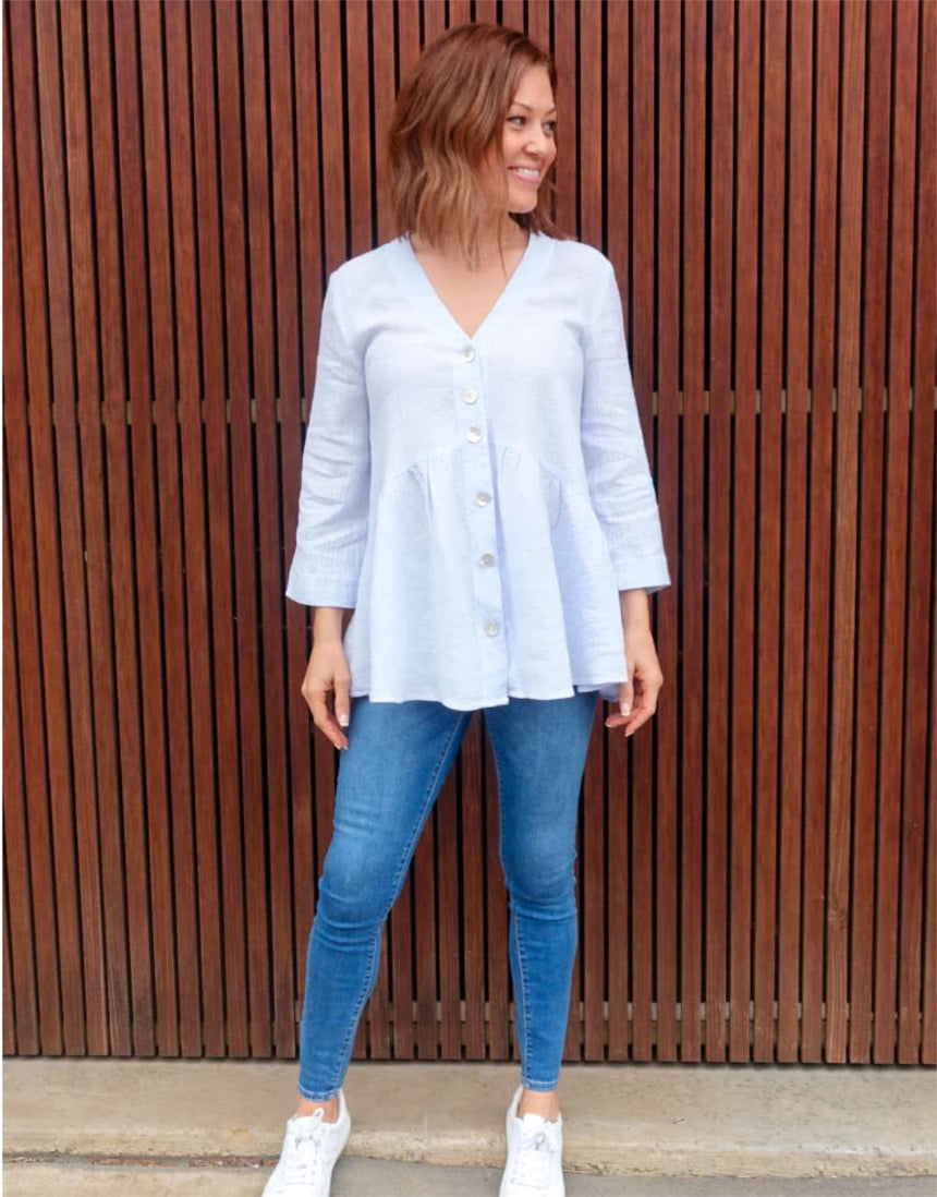 Jules Woven Tunic Sewing Pattern, Style Arc